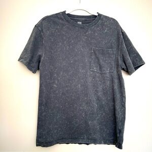 DSG Men's Short Sleeve Mineral Wash Pocket Tee - Charcoal